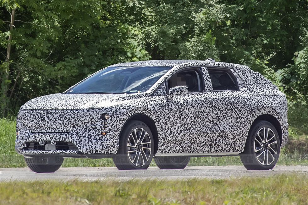 Cadillac Compact EV Crossover Spied Sharing Design Cues with Lyriq
