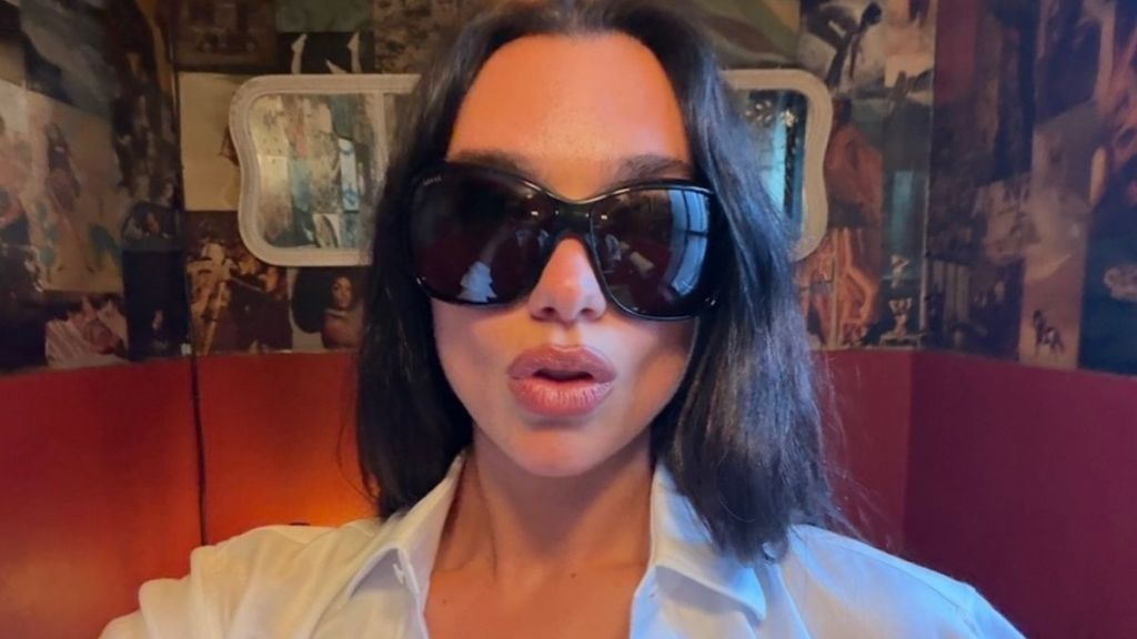 Dua Lipa’s Tiny Shorts Give the Illusion She’s Almost Pantless Beneath Oversized Top