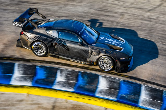 Just a Bunch of Mustang GT3 Race Car Photos from Testing at Sebring