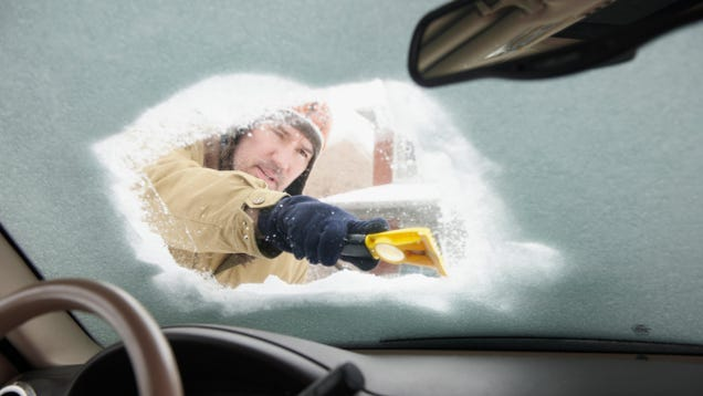 Go Ahead, Listen To TikTok. Pour Warm Water On Your Frozen Windshield. See What Happens.