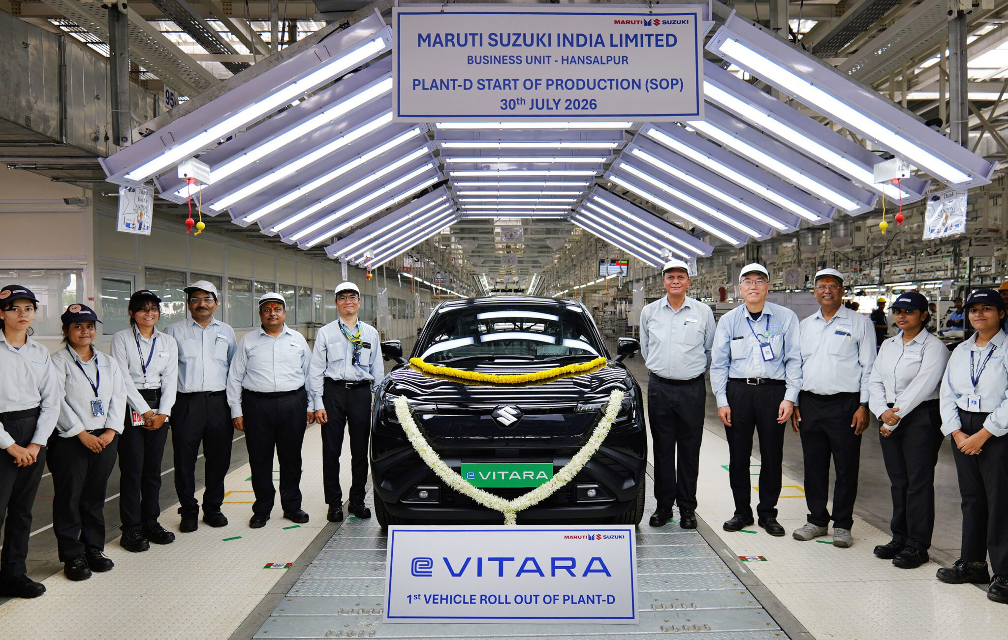 Suzuki starts e Vitara output at new Hansalpur plant