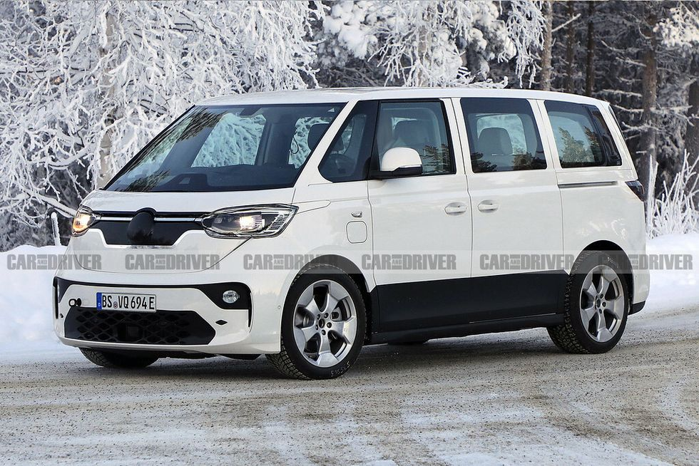 VW ID.Buzz Electric Minivan Caught Testing near the Arctic Circle