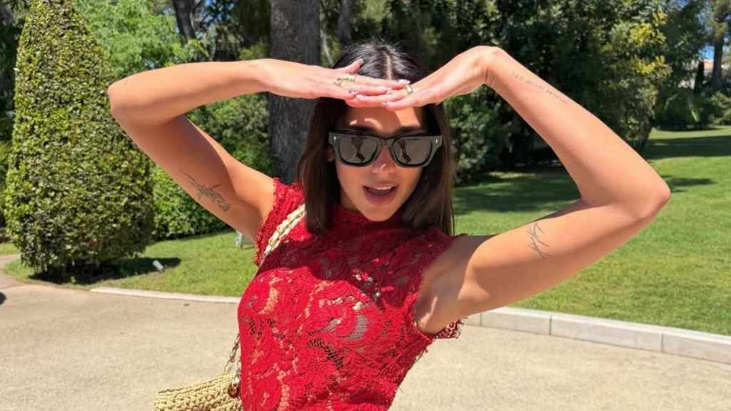 Dua Lipa’s Fully See-Through Lace Dress Features a Dangerously High Slit
