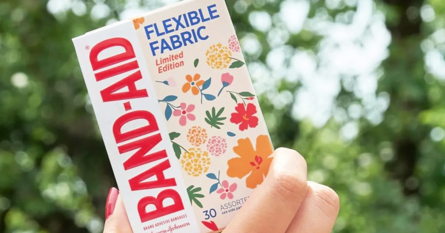 Band-Aid Wildflower Bandages 30-Count Only $1.80 Shipped on Amazon