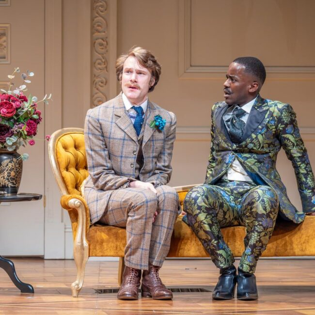 Check out the National Theatre’s ‘THE IMPORTANCE OF BEING EARNEST’  (now online)  its destined to a camp classic