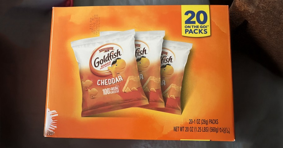 Goldfish Variety Packs from $6.83 Shipped on Amazon