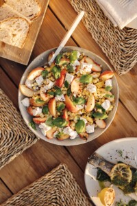This Charred Corn and Stone Fruit Salad Is Peak Summer
