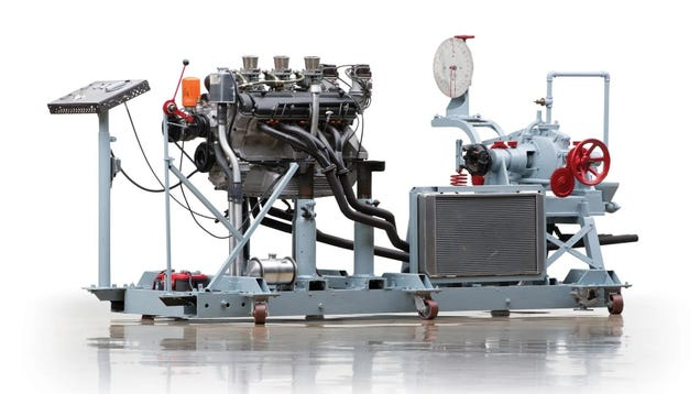 This Vintage Ferrari V12 Engine Dyno Would Look Great In Your Living Room