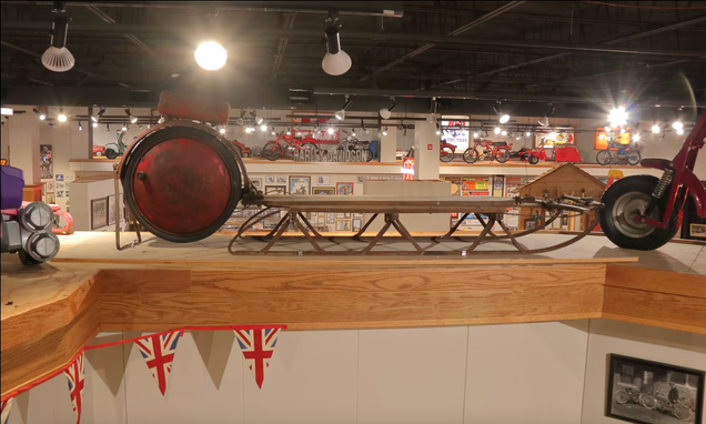 Drive This Motorized Wooden Toboggan And Die Giggling In The Snow Like A Man