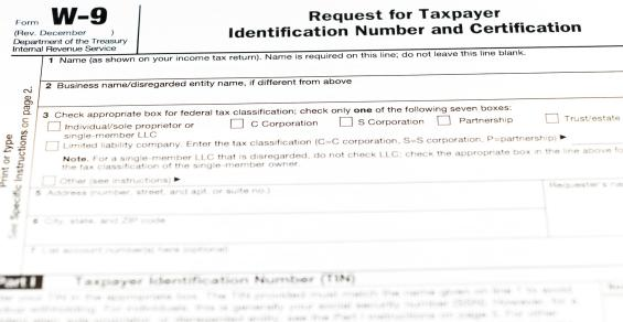 IRS Form W-9 Changes and Their Impact on Trusts and Estates