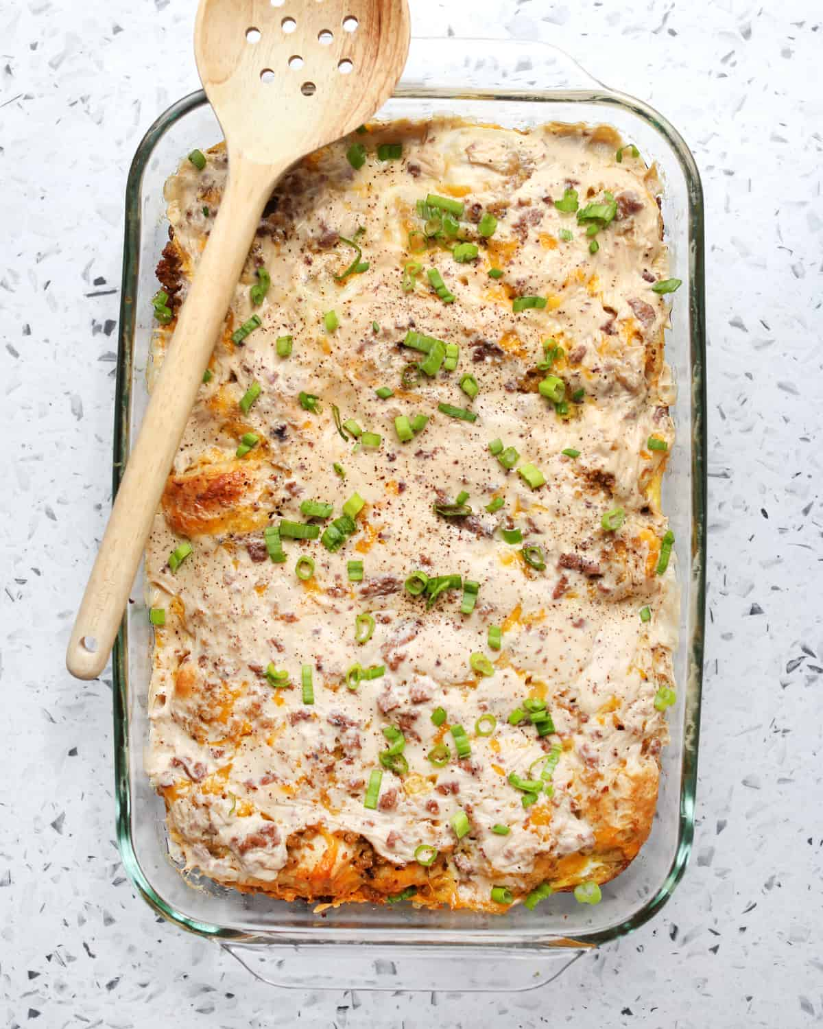 Biscuits and Gravy Casserole