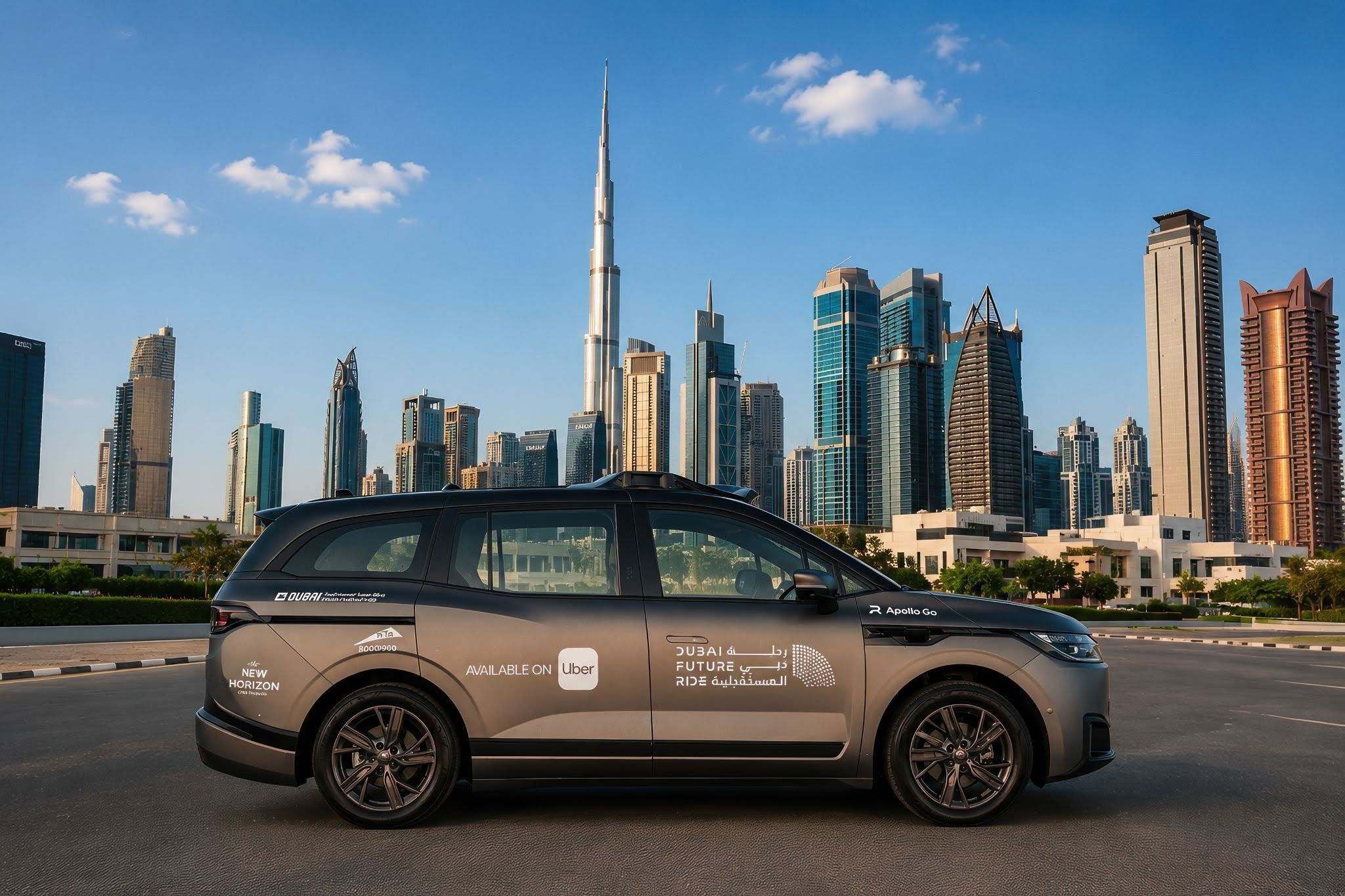 Baidu Apollo Go RT6 goes fully driverless on Uber in Dubai