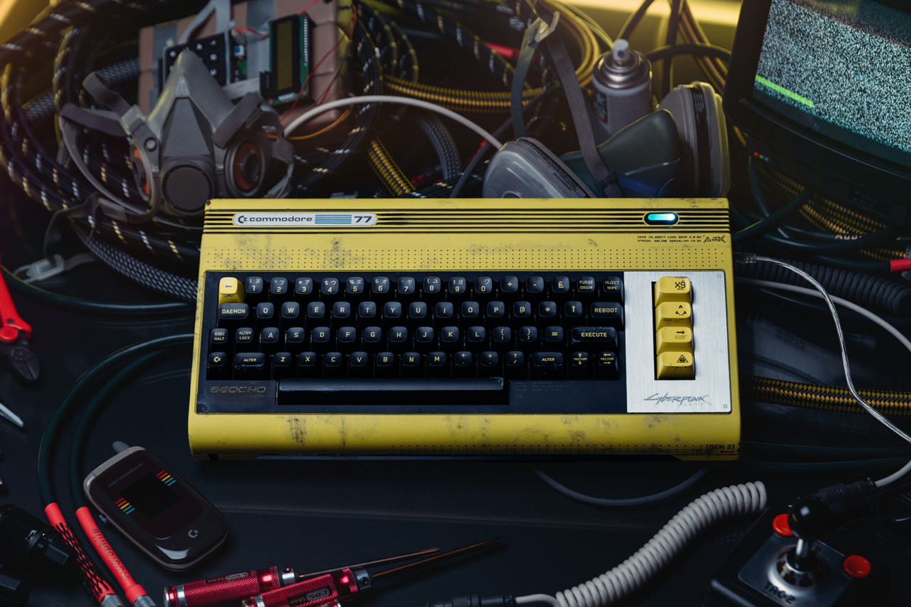 They Really Didn’t Have to Go This Hard for the Cyberpunk 2077 Edition of the Commodore 64