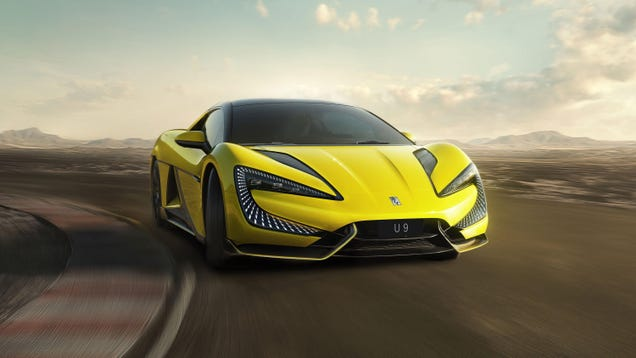 The Yangwang U9 EV Is BYD's Answer to European Luxury Brands