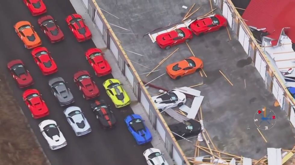 Chevy Stops Corvette Production after Tornado, Plant Fire