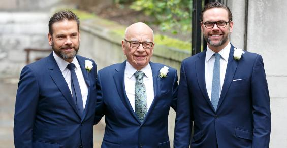Murdoch Offspring Set to Battle for Control of Family Empire