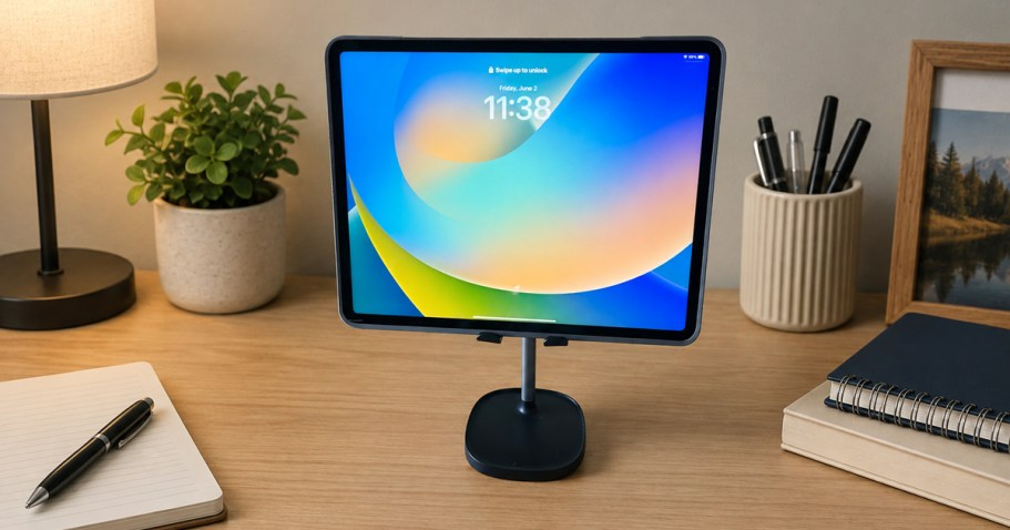 Tablet Stand Only $7.99 on Amazon | Works w/ iPad, Phones & More