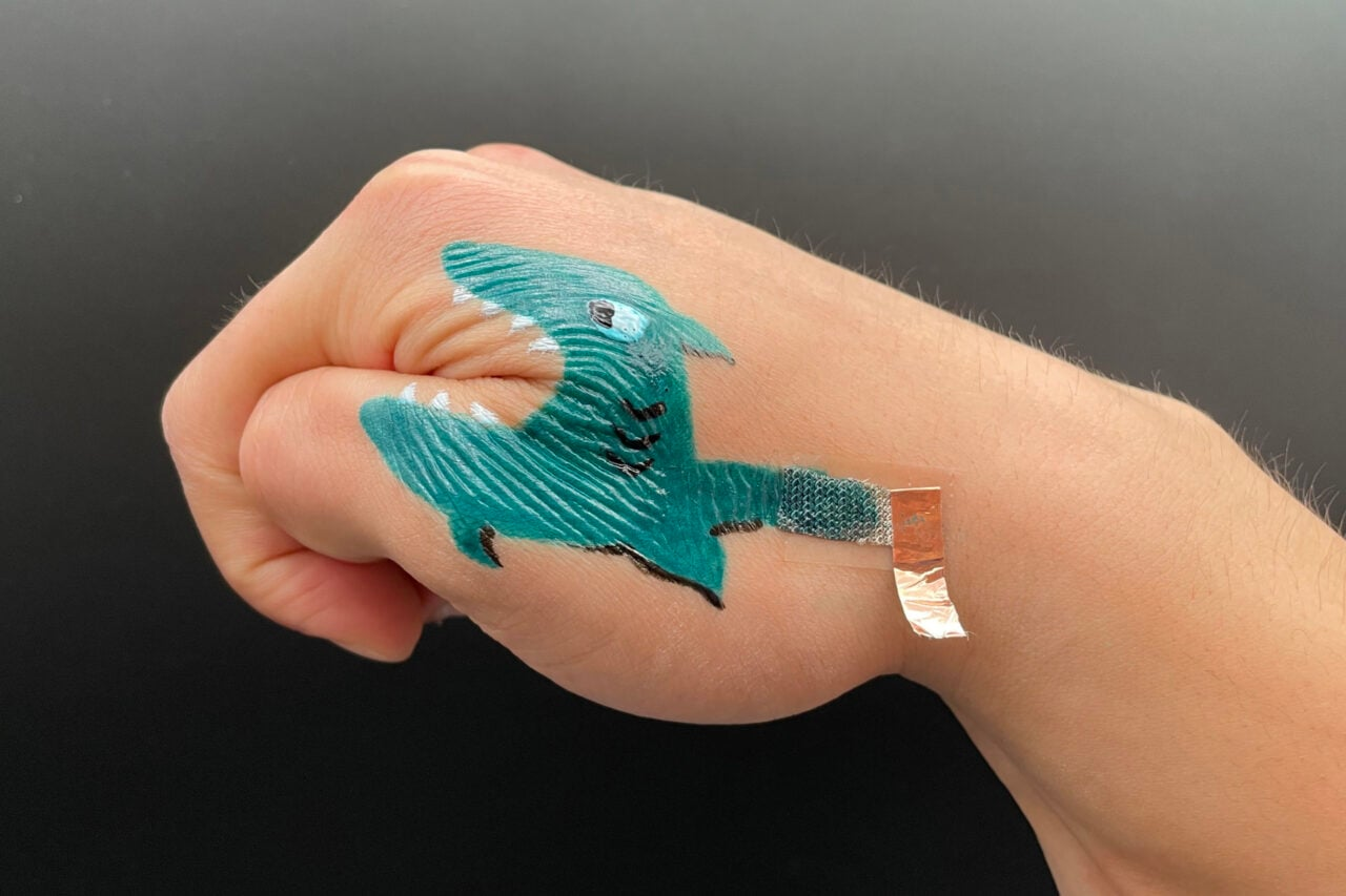 Scientists Created a Wearable You Can Paint Directly Onto Your Skin