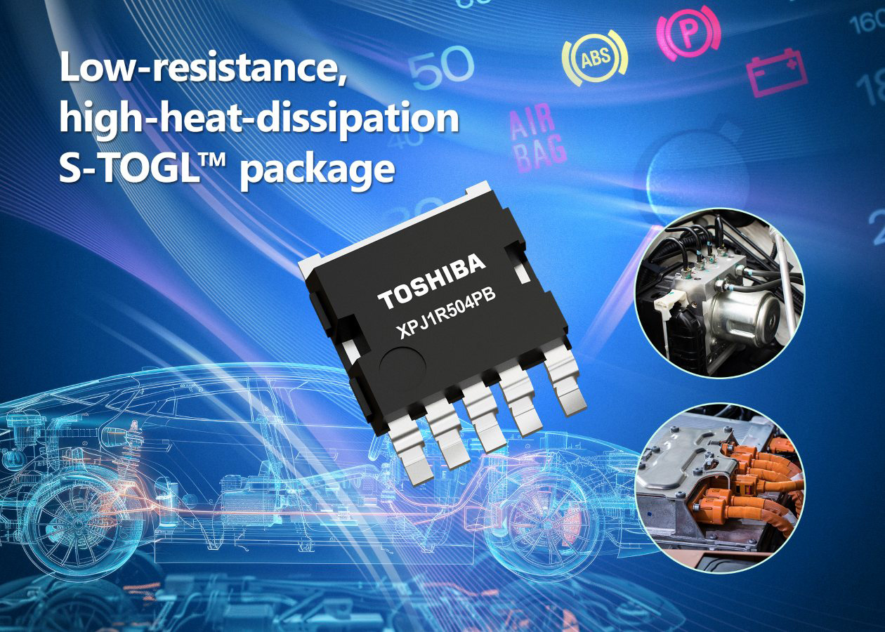 Toshiba XPJ1R504PB extends S-TOGL MOSFET range to 40V