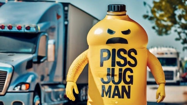 Truckers' Piss Jugs Are A Real Problem