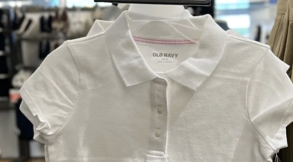 Old Navy School Uniforms Polo Shirts Just $6 (Reg. $10)