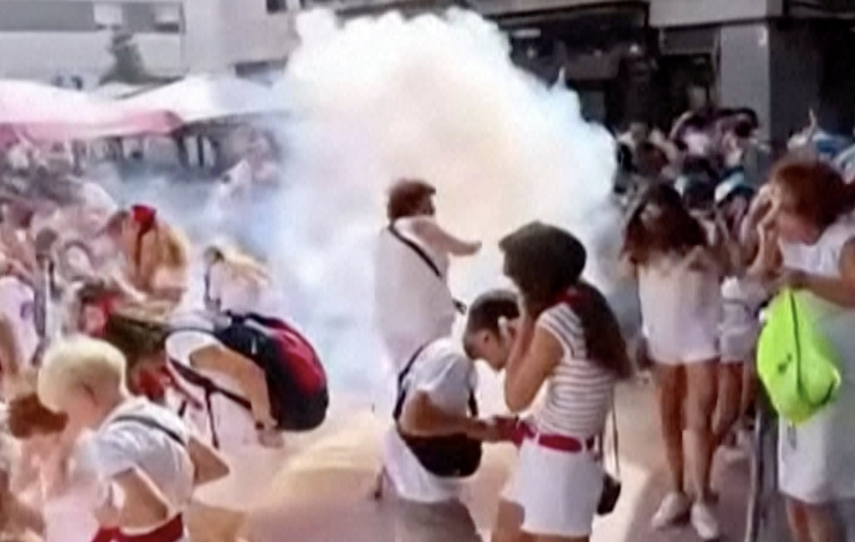At least 50 injured as fireworks explode into crowd at Spanish festival