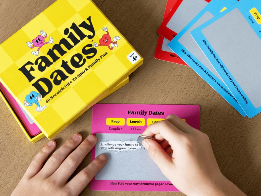 Family Dates Scratch-Off Cards Set Just $9.99 Shipped for Amazon Prime Members (Includes 40 Fun Ideas)