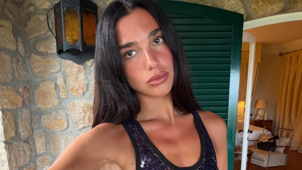 Dua Lipa’s Tiny Stringy Bikini Leaves Almost Everything Exposed