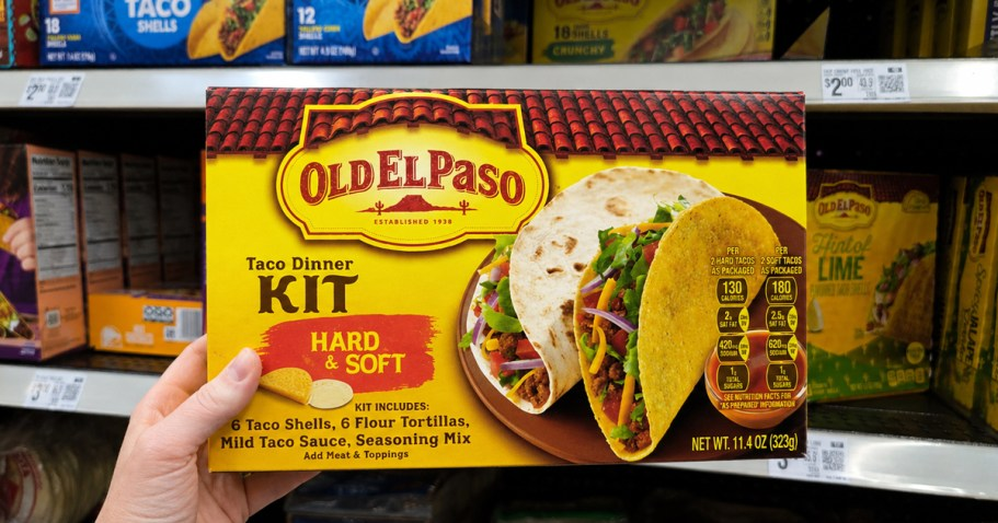 TWO Old El Paso Taco Dinner Kits Just $4.63 Shipped on Amazon (Only $2.32 Each)