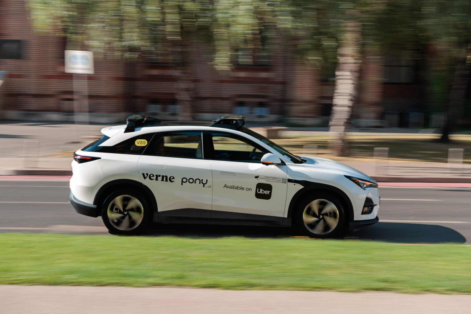 Pony.ai Robotaxi and Verne power Uber’s European AV debut