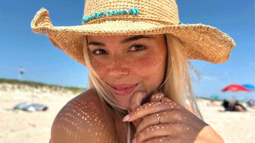 Livvy Dunne’s Stringy Bikini Cheekily Peeks Through Fully See-Through Top