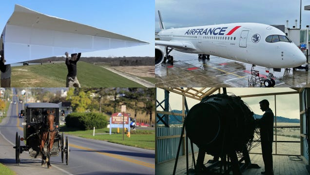 Giant Paper Airplane, Amish Buggy Theft And Broken Planes In This Week's Beyond Cars Roundup