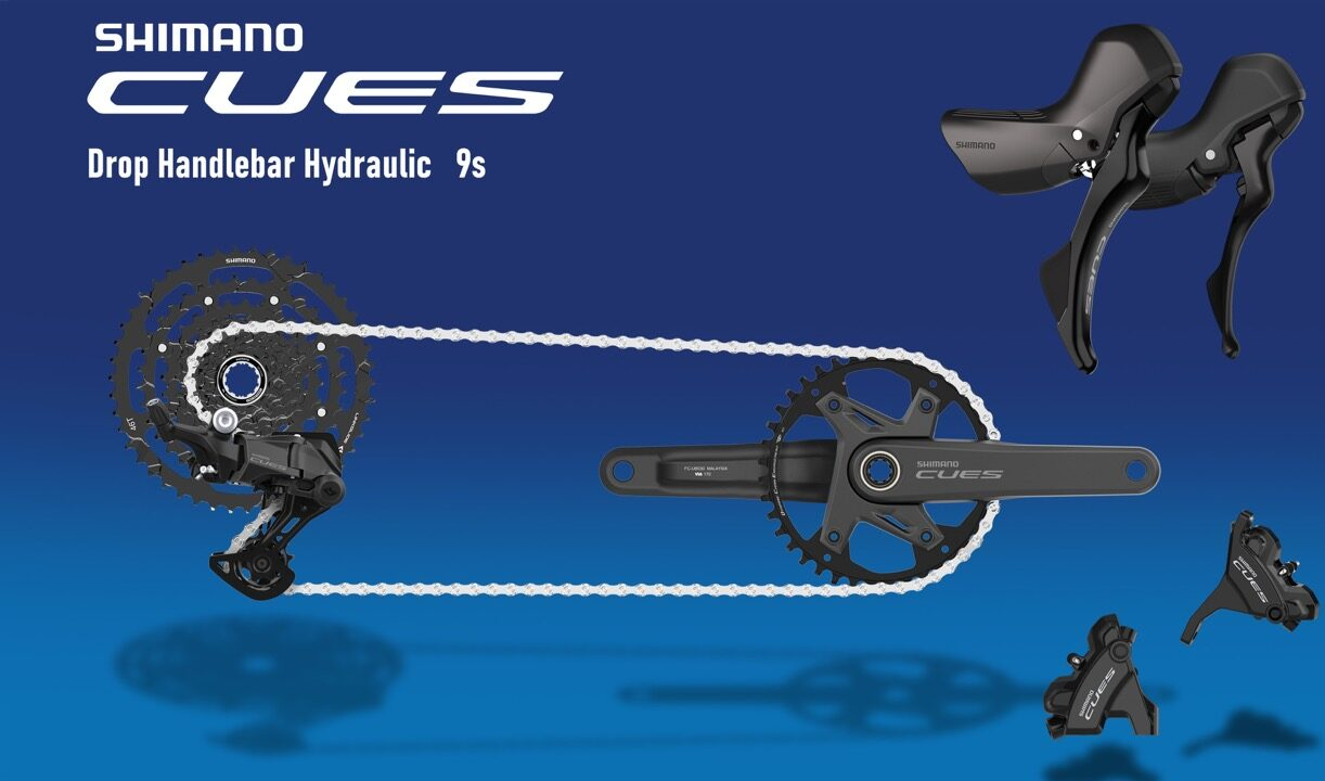 Shimano Expands Lower-Tier Drop Bar Offerings with New Hydraulic 9-speed CUES