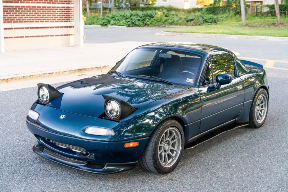 1995 Mazda Miata with a Modded LS1 Transplant Is Today's Bring a Trailer Auction Pick