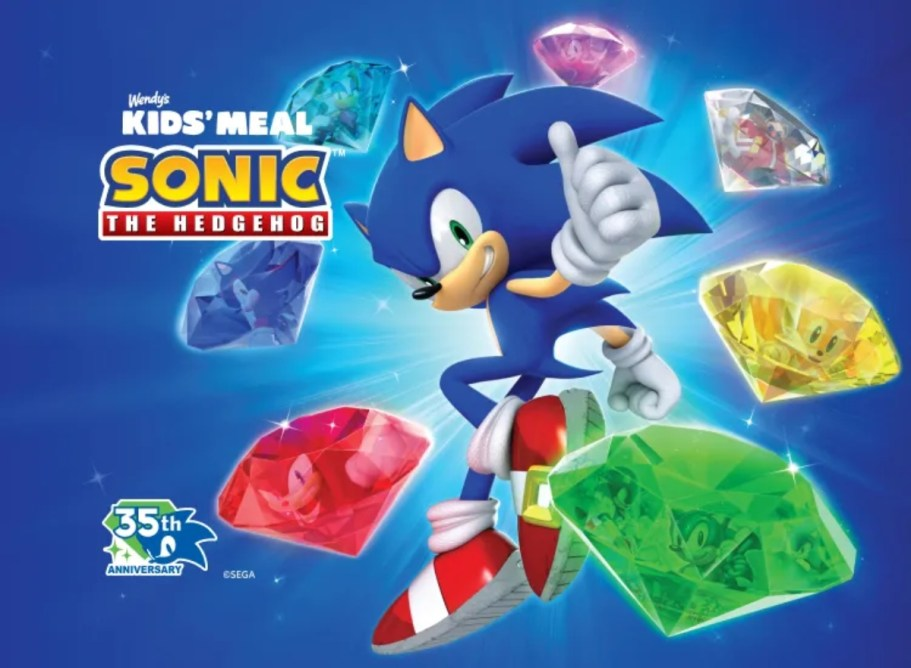 Wendy’s Sonic the Hedgehog Meals Available Now