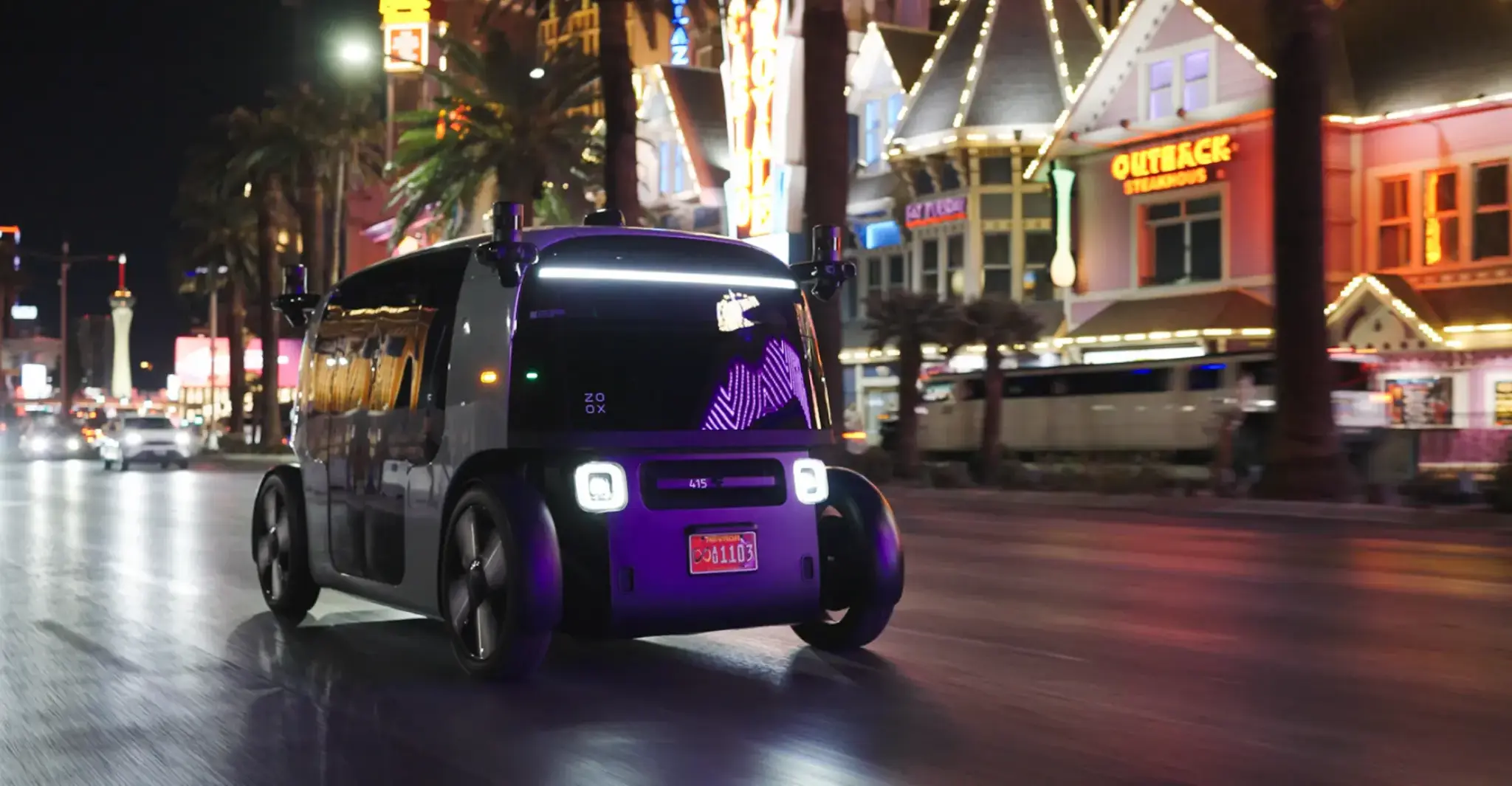 Zoox moves from free rides to paid service in Las Vegas