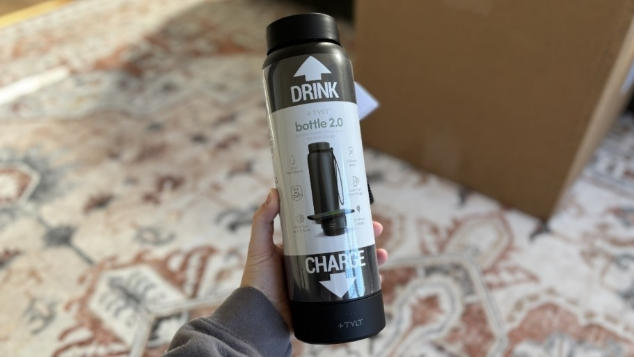 This Water Bottle Keeps You Hydrated AND Charges Your Phone?!