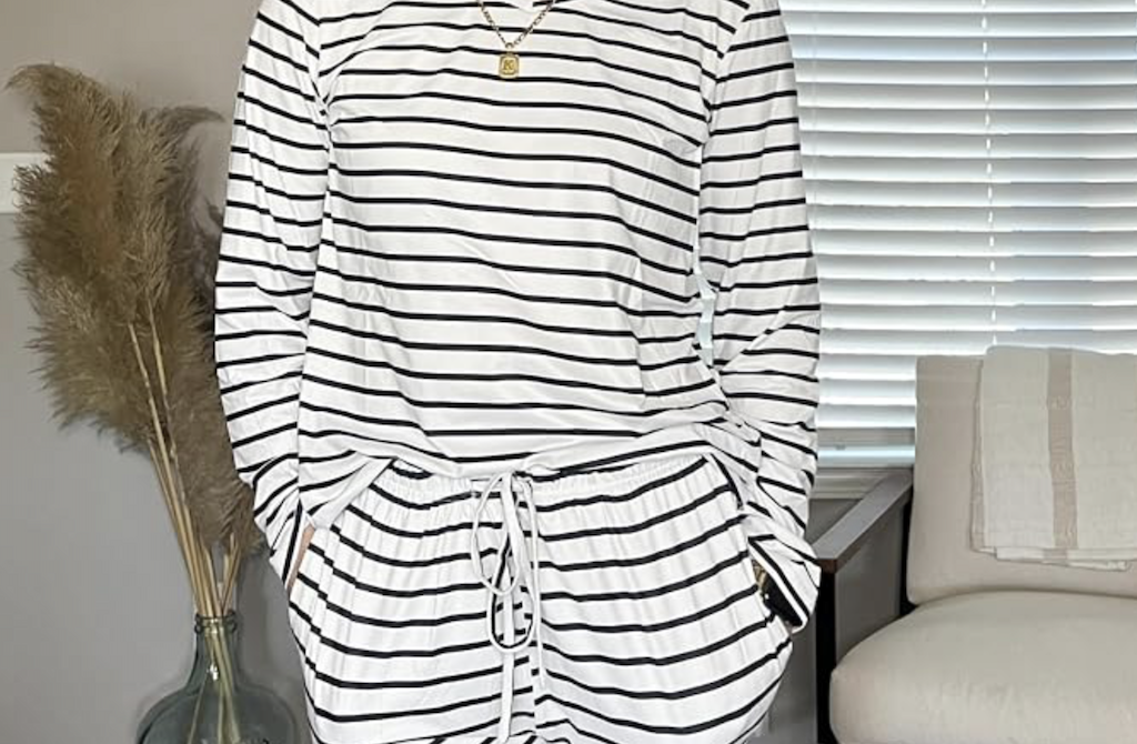 TWO Long Sleeve Lounge Sets Just $9.50 Each on Amazon