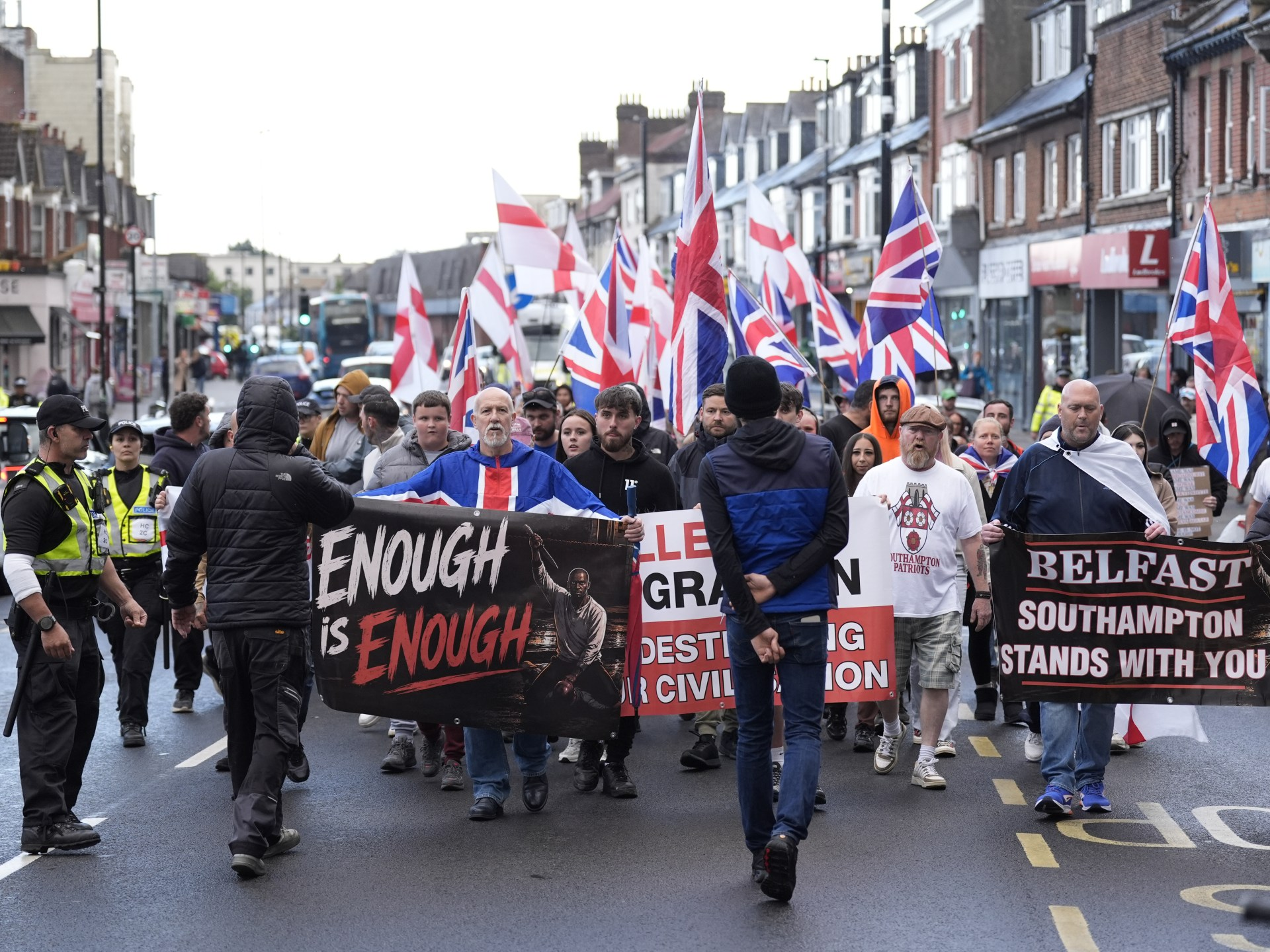 UK arrests 12 over extreme right-wing ‘terror’ threat to Muslim event