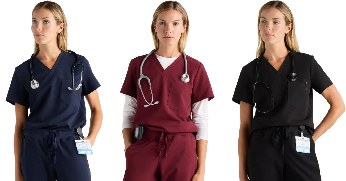 Quince Just Launched Affordable Scrubs for Men & Women – Just $39.84 Shipped for Top AND Pants