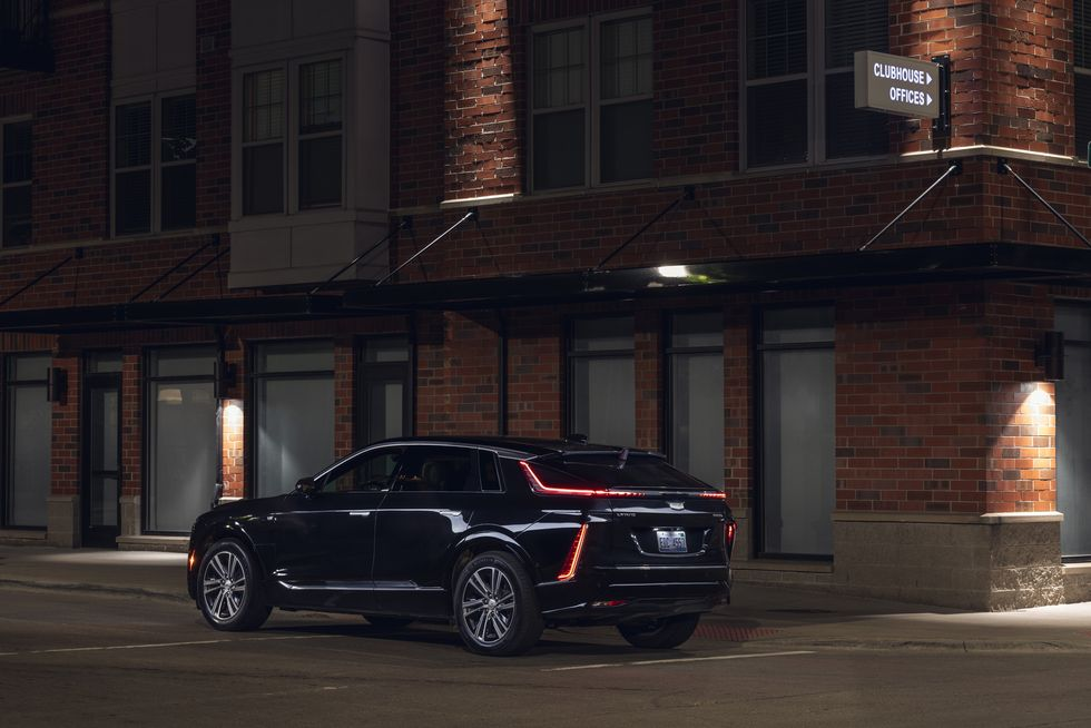 View Photos of the 2023 Cadillac Lyriq and 2023 Genesis Electrified GV70