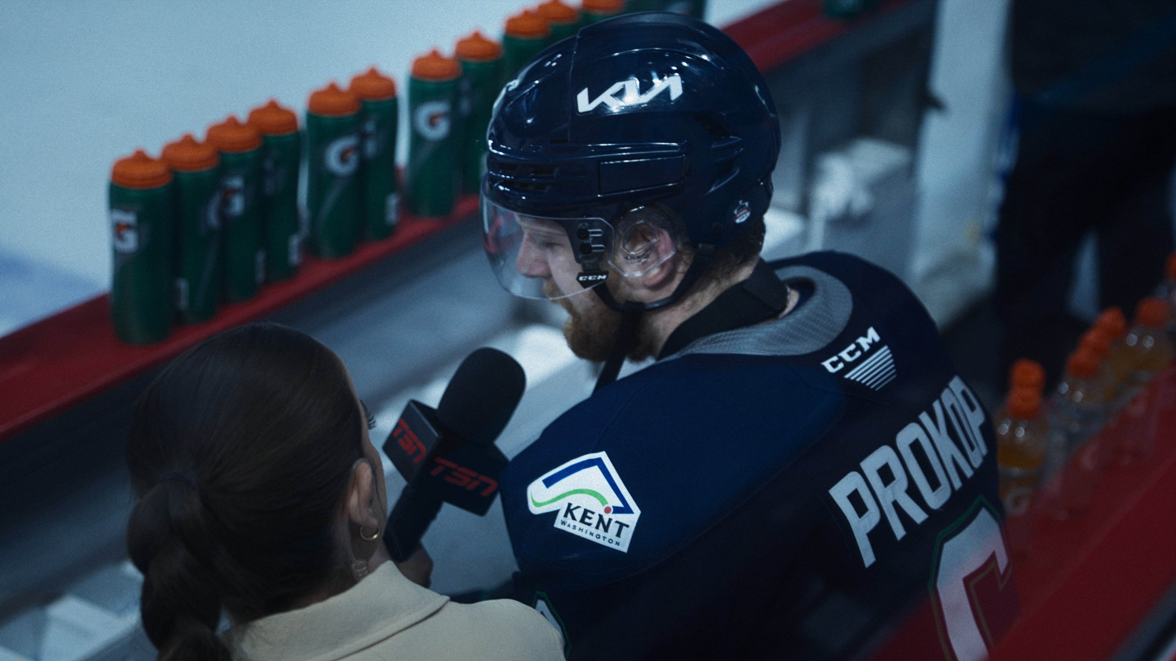 Gay ice hockey player Luke Prokop on being the sport’s representation and game-changing impact of Heated Rivalry