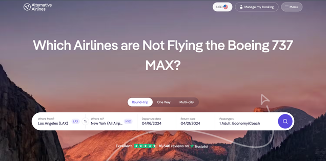 This Website Lets You Search For Flights That Don’t Use Boeing Aircraft