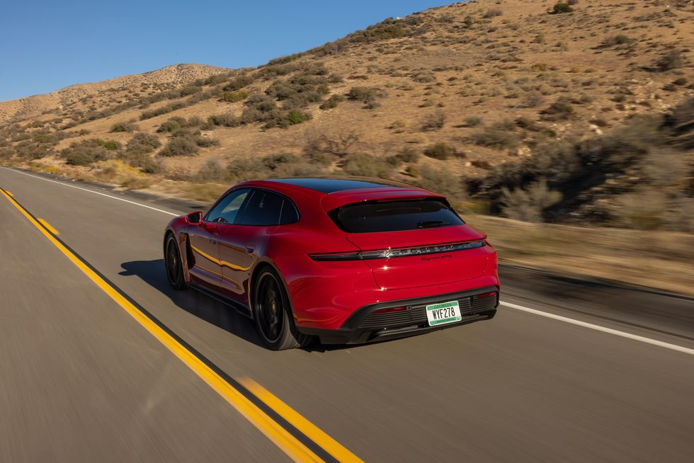 2022 Porsche Taycan GTS Sport Turismo Wagon Hauls Ass, Looks Great