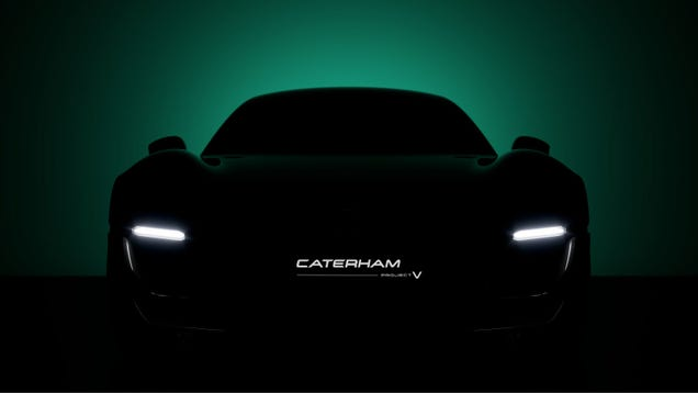 Caterham’s Two-Seat EV Concept Could Be Its First Car With A Roof