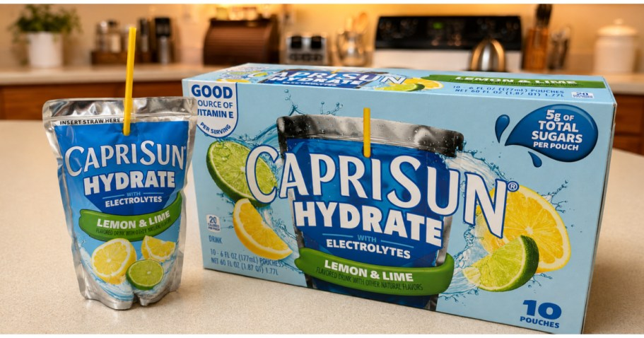 Capri Sun Electrolytes Drink Pouches 10-Packs Just $2 Each Shipped on Amazon