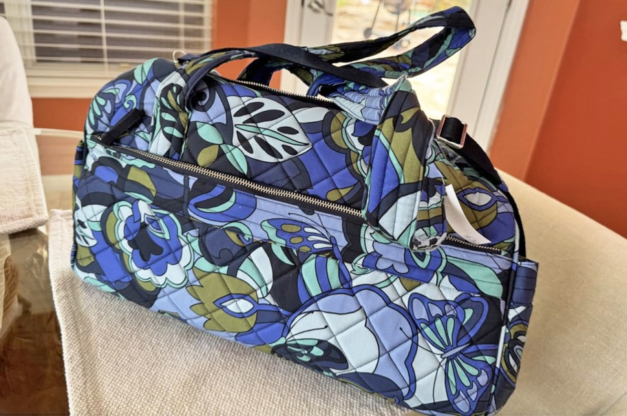 Vera Vibes Without The Price Tag – Quilted Weekender Bag Just $16.99 Shipped (Reg. $39)