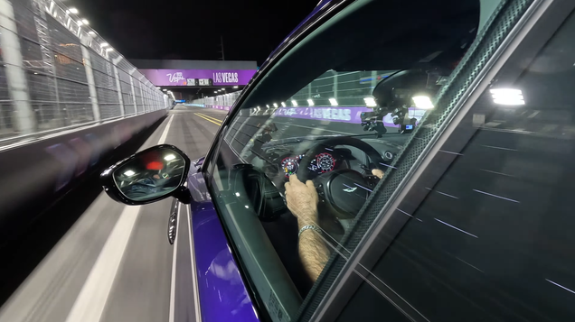 Watch This Aston DBX 707 Tear Up The Vegas Grand Prix Track