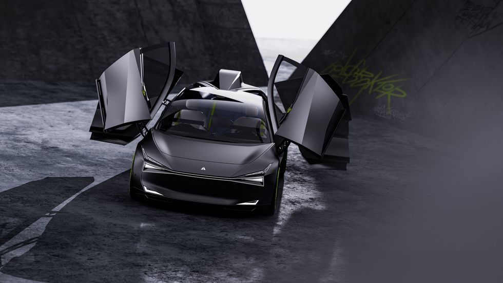 WayRay Holograktor Electric Concept Brings 3D Augmented Reality to the Car