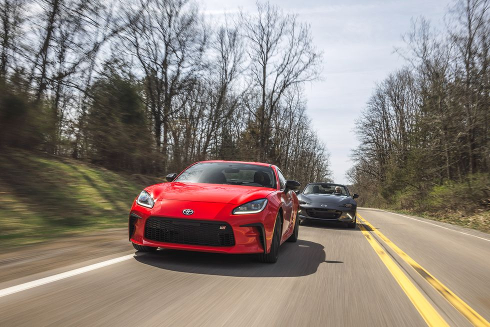 Tested: 2022 Toyota GR86 Premium vs. 2022 Mazda MX-5 Miata Club